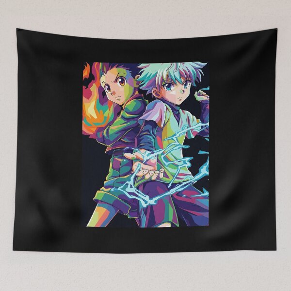 Item preview, gon and killua pop art designed and sold by azrialoktafia.