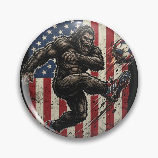 Item preview, Patriotic Bigfoot Soccer Player Team USA 2026 designed and sold by legendaryskins.