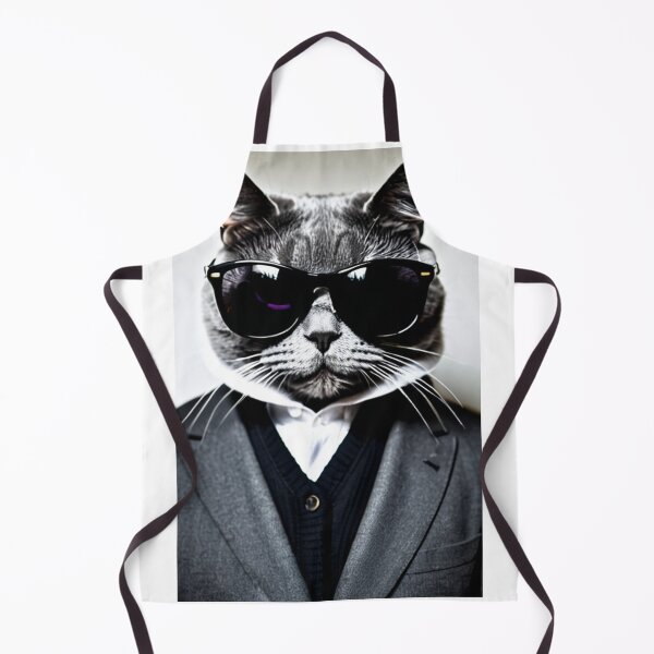 Item preview, Humor - Cat in Suit and Aviator Sunglasses, Cinematic Internet Meme designed and sold by DoodyPets.