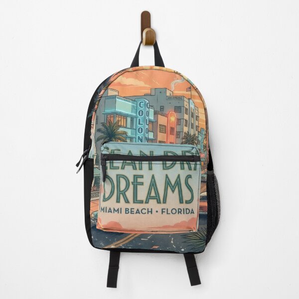 Item preview, Retro Coastal Art Deco Street designed and sold by Pixel Vice Trip.