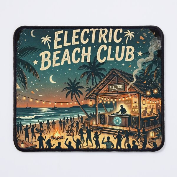 Item preview, Tropical Beach Party Night Artwork designed and sold by Pixel Vice Trip.