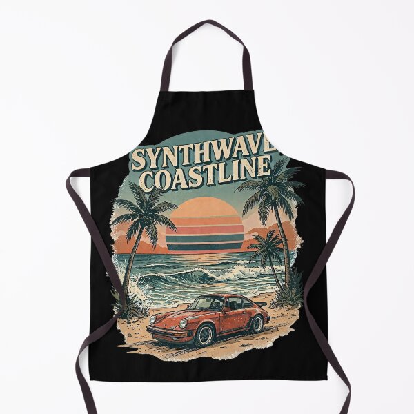 Item preview, Retro Synthwave Beach Sunset Art designed and sold by Pixel Vice Trip.