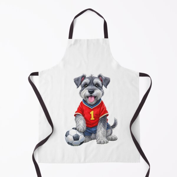 Item preview, Schnauzer Soccer Art designed and sold by Kedspicedesign.