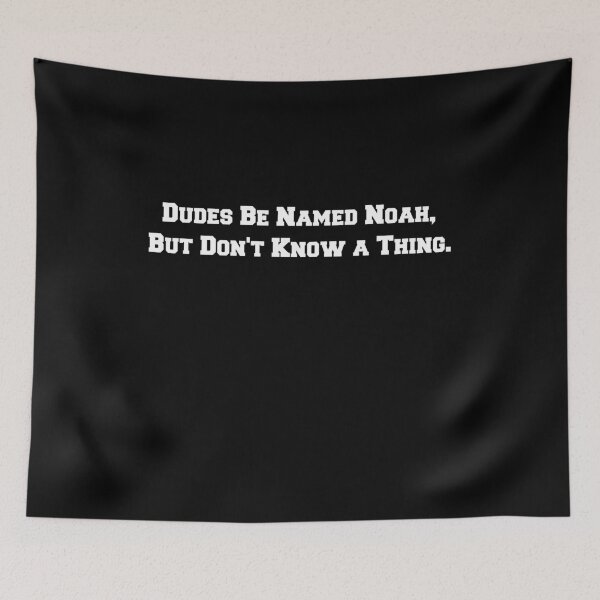 Item preview, Dudes Be Named Noah But Dont Know A Funny Minimalist Graphic designed and sold by BHMARTS.