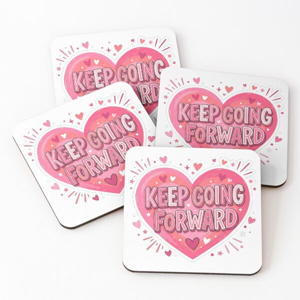 Item preview, Keep Going Forward Motivational Heart designed and sold by Owcomm.