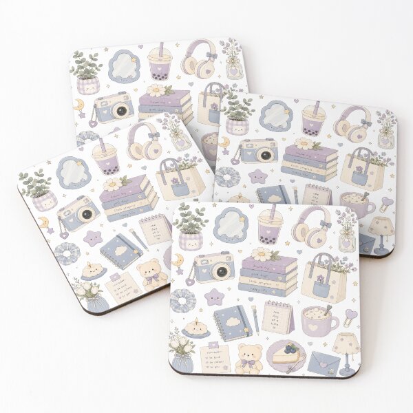 Item preview, Copy of Soft Blue Aesthetic Lifestyle Doodles  designed and sold by LunaVales.