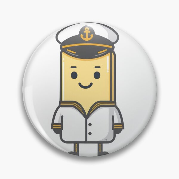 Item preview, Captain Butter | Helmsman — Cute Maritime Food Character Kids Art | Conditioned For Kindness designed and sold by monolithstudio.