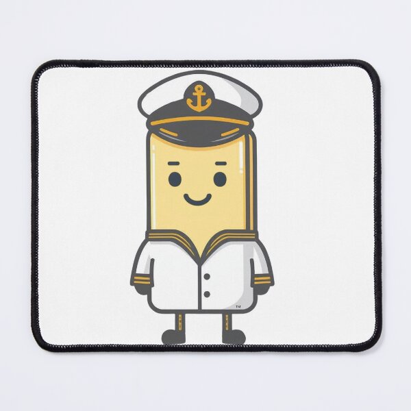 Item preview, Captain Butter | Helmsman — Cute Maritime Food Character Kids Art | Conditioned For Kindness designed and sold by monolithstudio.