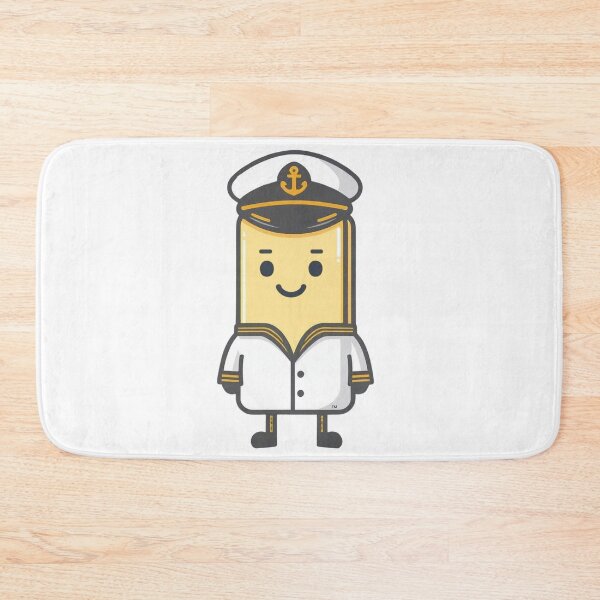 Item preview, Captain Butter | Helmsman — Cute Maritime Food Character Kids Art | Conditioned For Kindness designed and sold by monolithstudio.