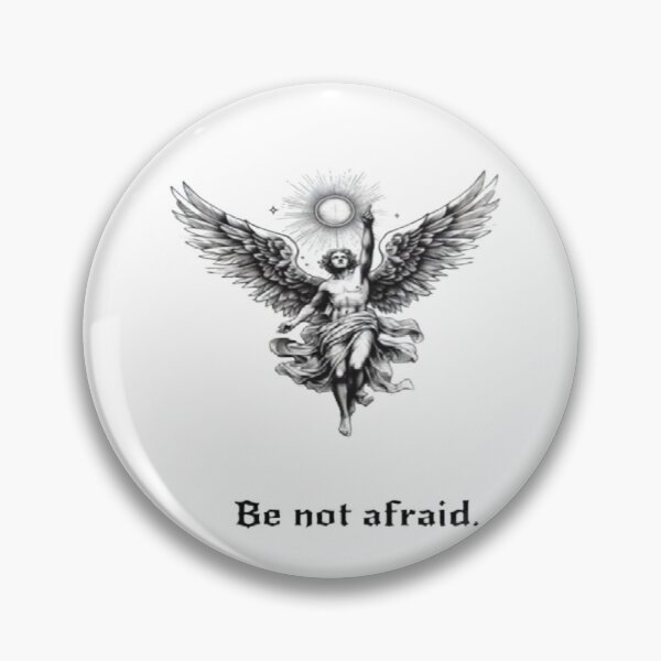 Item preview, Angel, with inscription "be not afraid" designed and sold by Jcb.koberaX.