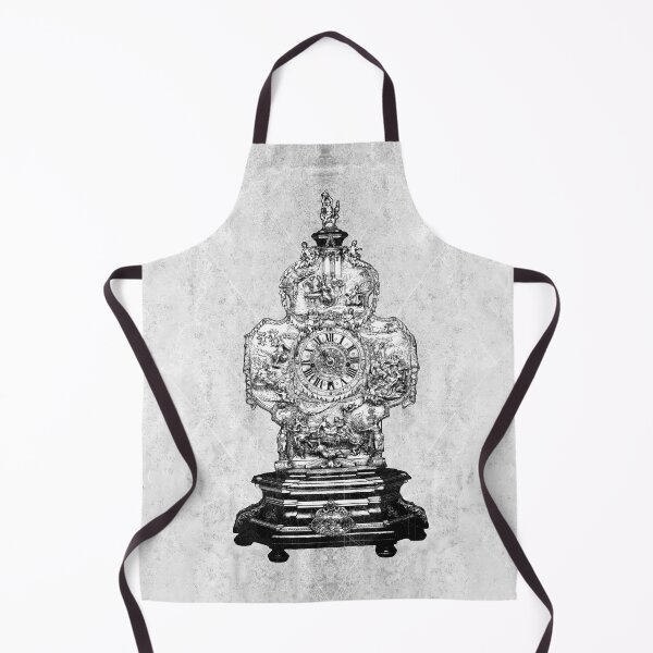 Item preview, 18th Century Baroque Mantel Clock Figurative Relief Dark Art designed and sold by Ghoul Enterprises.