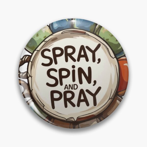 Item preview, Spray, Spin, and Pray  designed and sold by DmansStore.