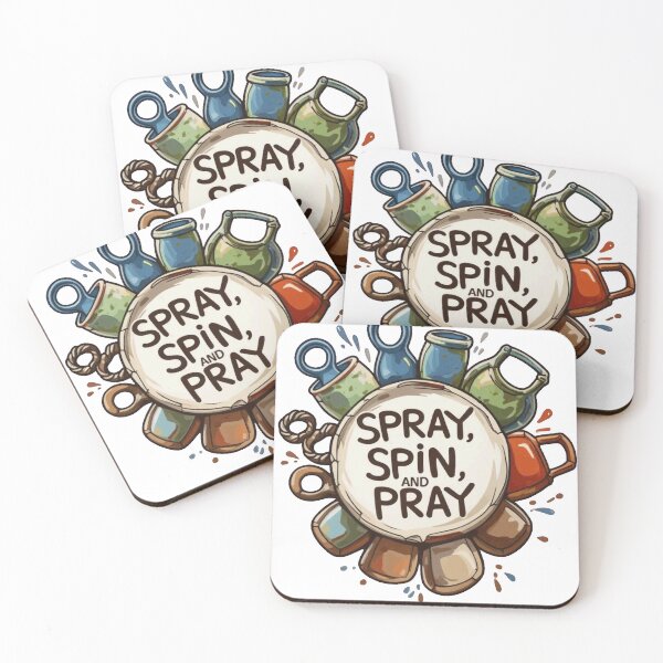 Item preview, Spray, Spin, and Pray  designed and sold by DmansStore.