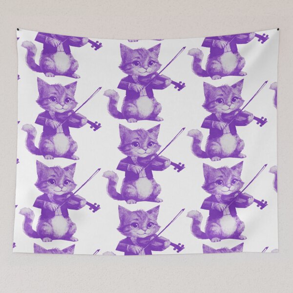 Item preview, Cat Plays Violin designed and sold by kinpirks.