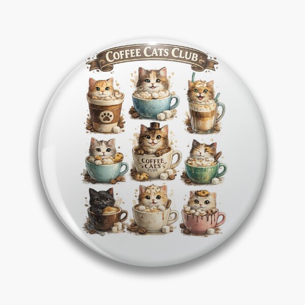 Item preview, Coffee Cats Club | Cute Coffee Lover Cats designed and sold by GokuCreative .