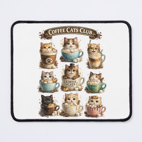 Item preview, Coffee Cats Club | Cute Coffee Lover Cats designed and sold by GokuCreative .