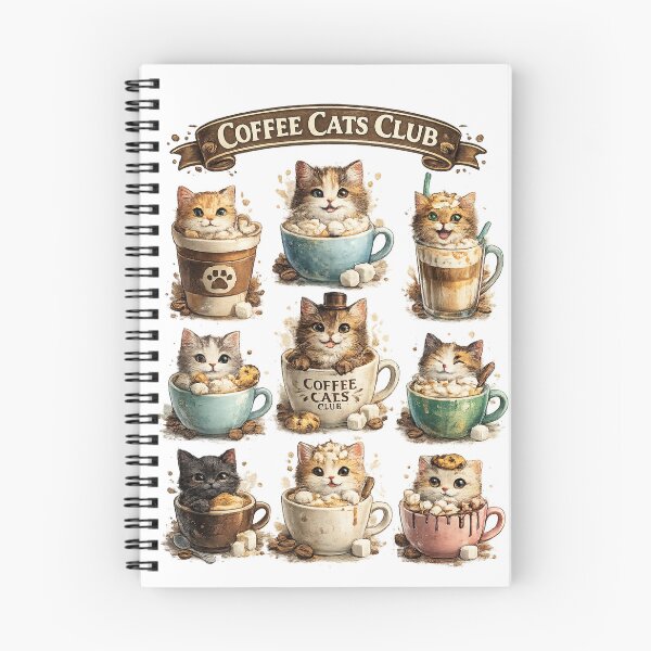 Item preview, Coffee Cats Club | Cute Coffee Lover Cats designed and sold by GokuCreative .