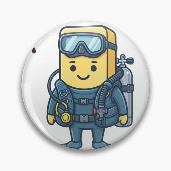 Item preview, Captain Butter Scuba Diver — Cute Underwater Food Character Kids Art | Conditioned For Kindness designed and sold by monolithstudio.