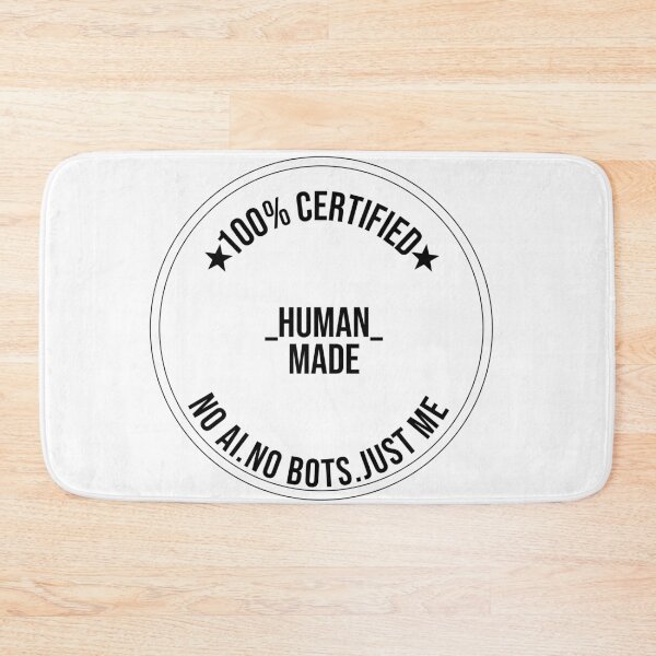 Item preview,  100% Human Made - Certified No AI Funny Artist Designer Anti AI Gift designed and sold by navygandesign.