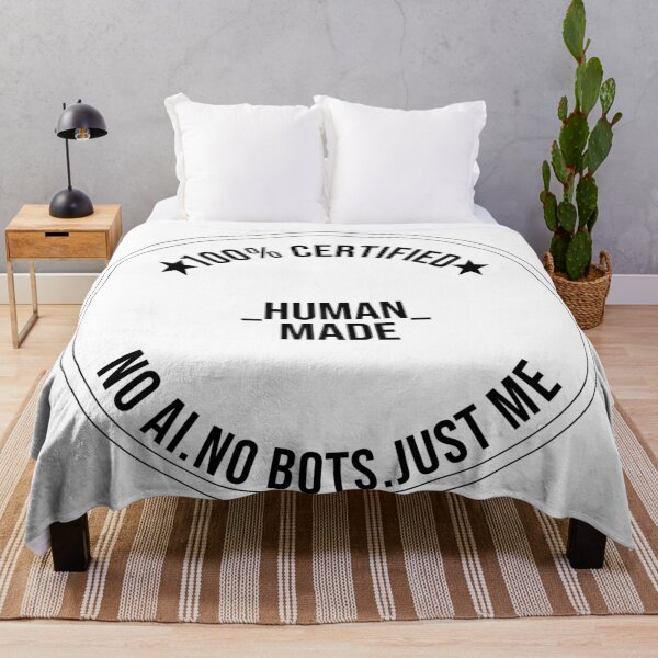 Item preview, 100% Human Made - Certified No AI Funny Artist Designer Anti AI Gift designed and sold by navygandesign.