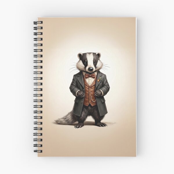 Item preview, Dark Academia Badger Groom in Vintage Suit designed and sold by Englandbear.