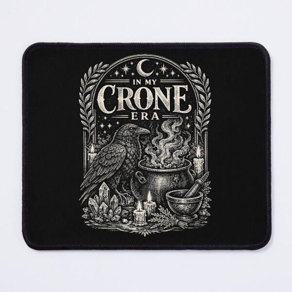 Item preview, in My Crone Era Witchy Raven Cauldron Goth Witch designed and sold by BHMARTS.