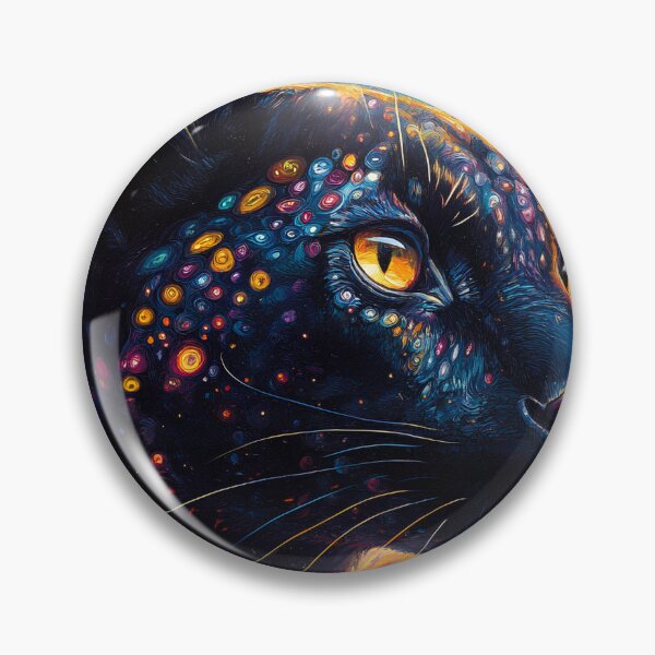 Item preview, Mysterious, mystical, psychedelic black jaguar designed and sold by dcrc.