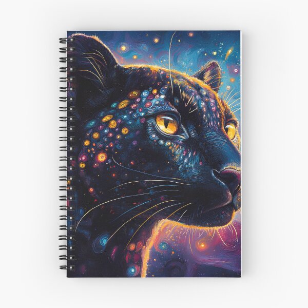 Item preview, Mysterious, mystical, psychedelic black jaguar designed and sold by dcrc.