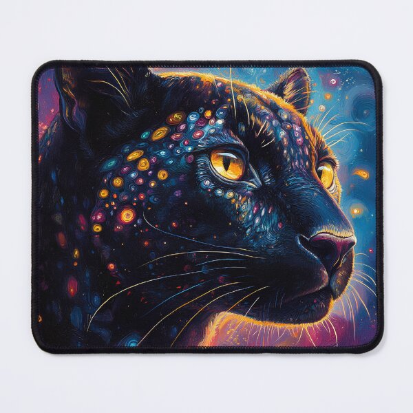 Item preview, Mysterious, mystical, psychedelic black jaguar designed and sold by dcrc.