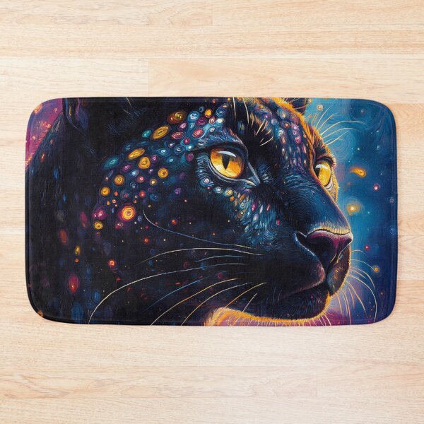 Item preview, Mysterious, mystical, psychedelic black jaguar designed and sold by dcrc.