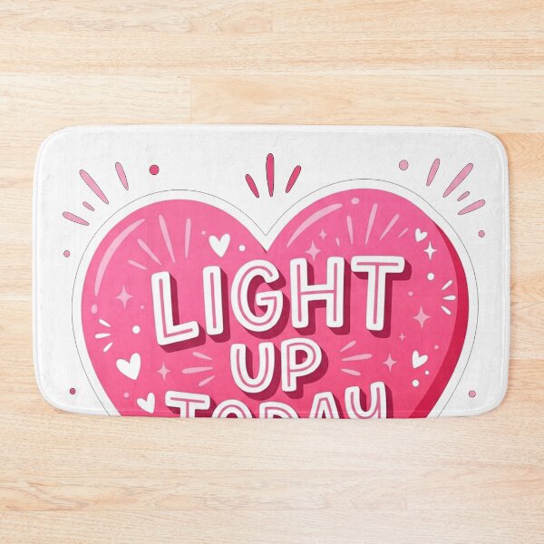 Item preview, Light Up Today Pink Heart designed and sold by Owcomm.