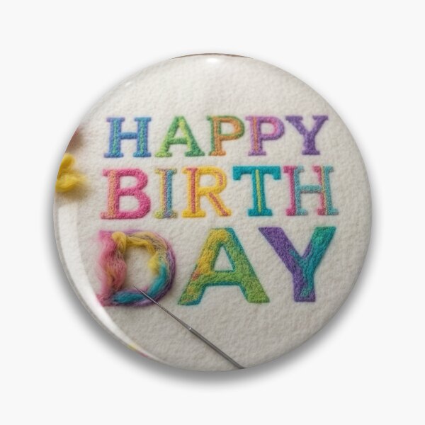 Item preview, MisReadCards Happy Birthday Crafter (needle felt) designed and sold by misreadcards.