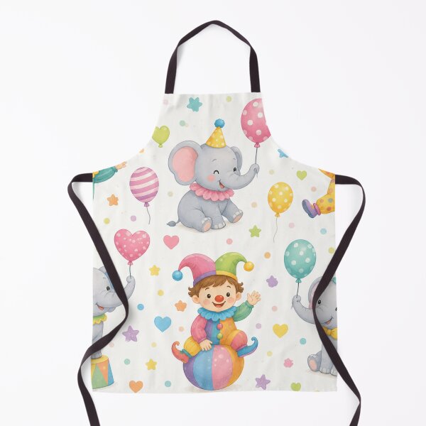 Item preview, Cute Circus Elephants and Clowns designed and sold by Girlsale.