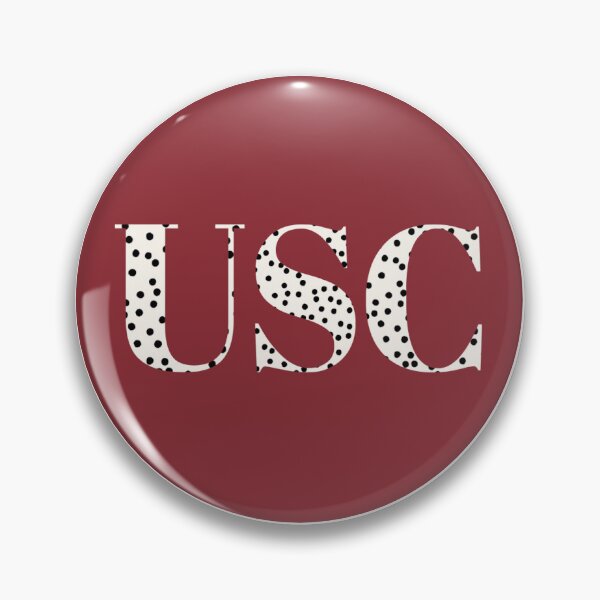 Item preview, USC Polka Dot Pin designed and sold by haydennanderson.