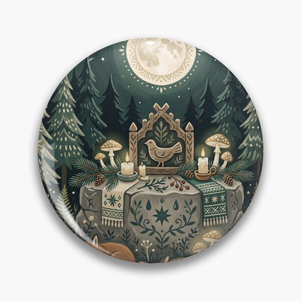 Item preview, Moonlit Forest Altar designed and sold by ASTRAL ART LAB.