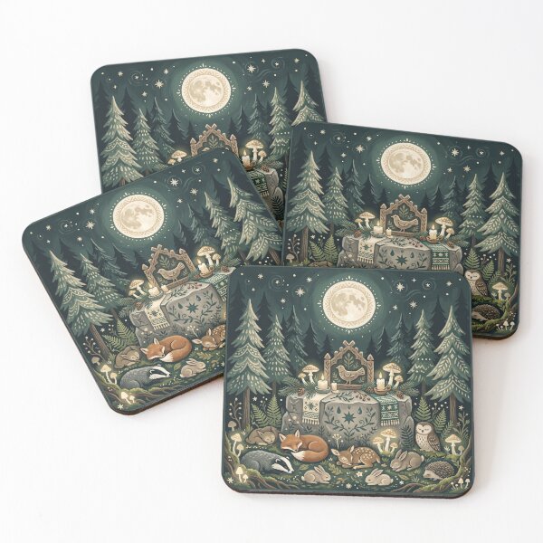 Item preview,  Moonlit Forest Altar designed and sold by ASTRAL ART LAB.