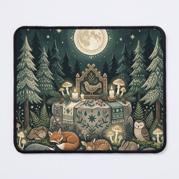 Item preview, Moonlit Forest Altar designed and sold by ASTRAL ART LAB.