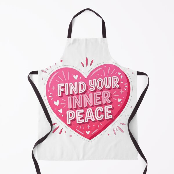 Item preview, Find Your Inner Peace Heart Quote designed and sold by Owcomm.