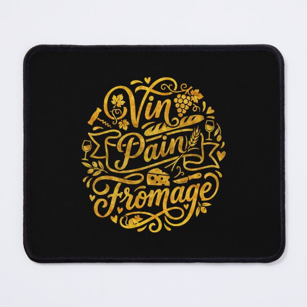 Item preview, Vin Pain Fromage French Culture Francophile Design designed and sold by AntiqueImages.