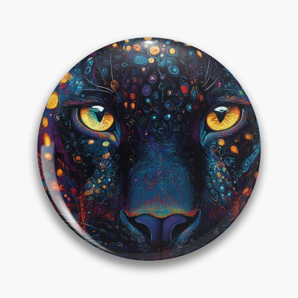 Item preview, Mysterious, mystical, psychedelic black jaguar designed and sold by dcrc.
