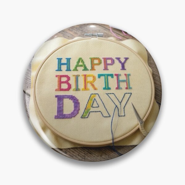 Item preview, MisReadCards Happy Birthday Crafter (cross stitch) designed and sold by misreadcards.