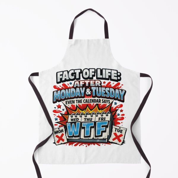 Item preview, After Monday And Tuesday Even The Calendar Says WTF designed and sold by Thread&Fable.