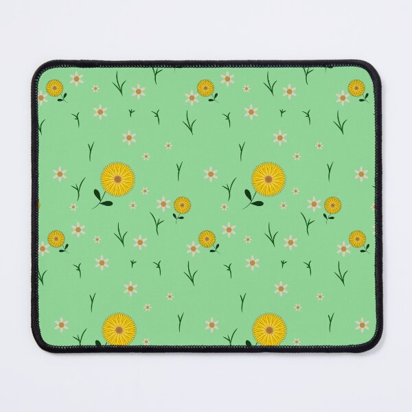 Item preview, Sunny Marigold Meadow – Cheerful Green and Yellow Floral Pattern designed and sold by ThiagoSDantas.