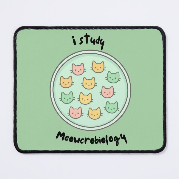 Item preview, I study meowcrobiology, cat themed design, microbiology, microbiologist designed and sold by Girly-Universe.