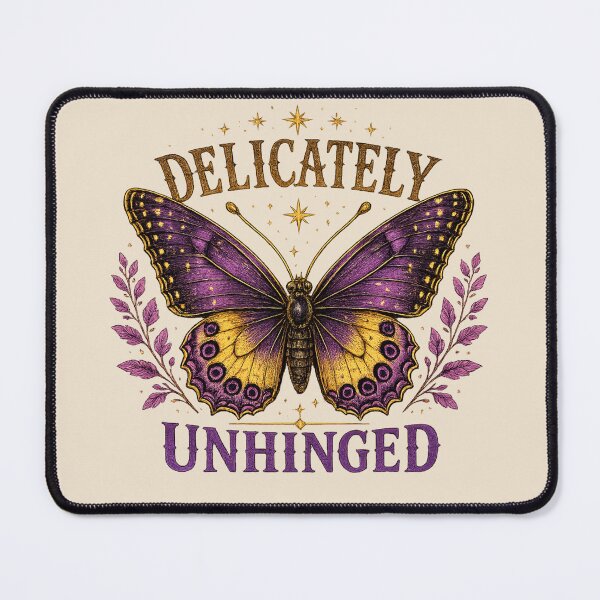 Item preview, Delicately Unhinged Butterfly | Whimsical Gothic Cottagecore Moth Design designed and sold by Moonwoven Studio.