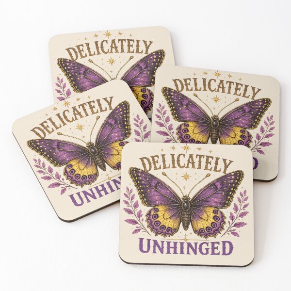 Item preview, Delicately Unhinged Butterfly | Whimsical Gothic Cottagecore Moth Design designed and sold by Moonwoven Studio.