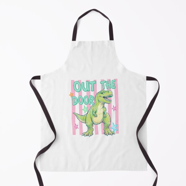 Item preview, Retro Style T-Rex Dinosaur - "Out The Door" designed and sold by Polarisofficial.