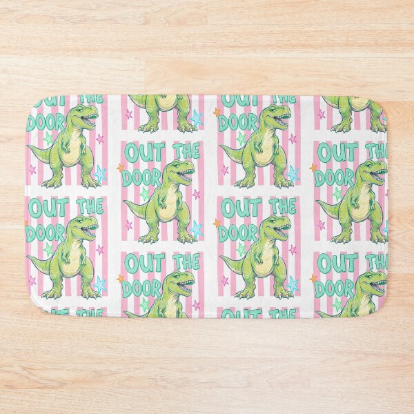 Item preview, Retro Style T-Rex Dinosaur - "Out The Door" designed and sold by Polarisofficial.