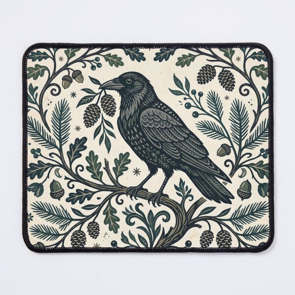 Item preview, Crow and Pinecones designed and sold by ASTRAL ART LAB.