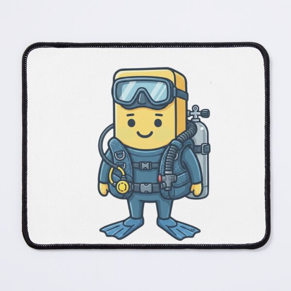 Item preview, Captain Butter | Aquanaut — Cute Underwater Food Character Kids Art | Conditioned For Kindness designed and sold by monolithstudio.